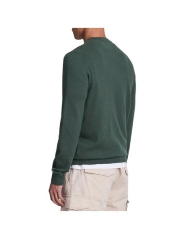 Pull vert mérinos Lyle & Scott homme