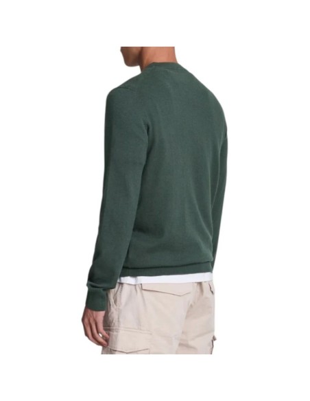 Pull vert mérinos Lyle & Scott homme
