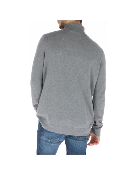 Pull gris col montant Lyle & Scott homme