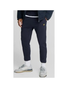 Pantalon bleu coton Lyle & Scott homme