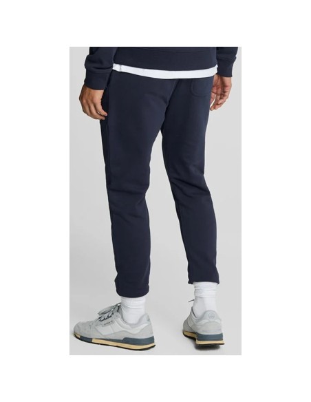 Pantalon bleu coton Lyle & Scott homme