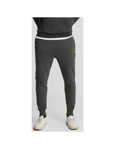 Pantalon gris coton Lyle & Scott homme