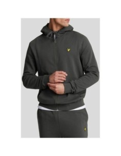 Sweat gris zippé Lyle & Scott homme