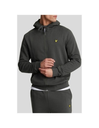 Sweat gris zippé Lyle & Scott homme
