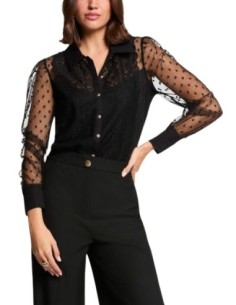 Blouse noire Morgan femme