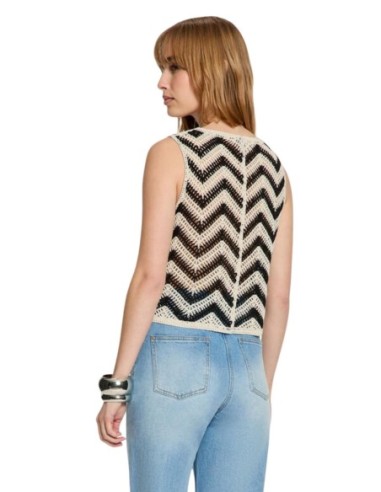 Gilet noir Morgan femme