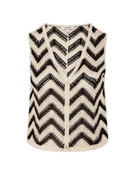 Gilet noir Morgan femme