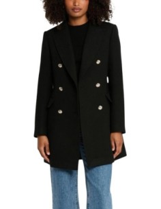 Manteau noir Morgan femme