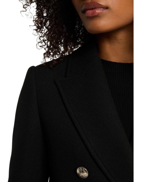 Manteau noir Morgan femme
