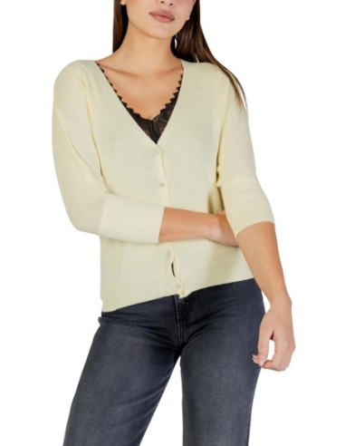 Cardigan jaune Morgan femme