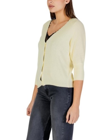 Cardigan jaune Morgan femme