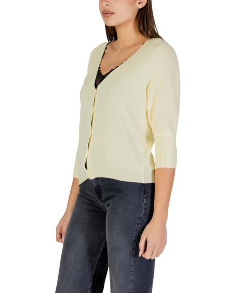 Cardigan jaune Morgan femme