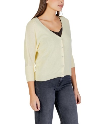 Cardigan jaune Morgan femme