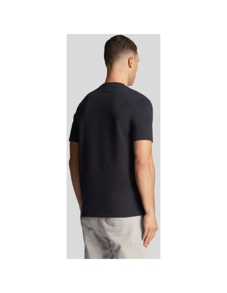T-shirt bleu Lyle & Scott homme