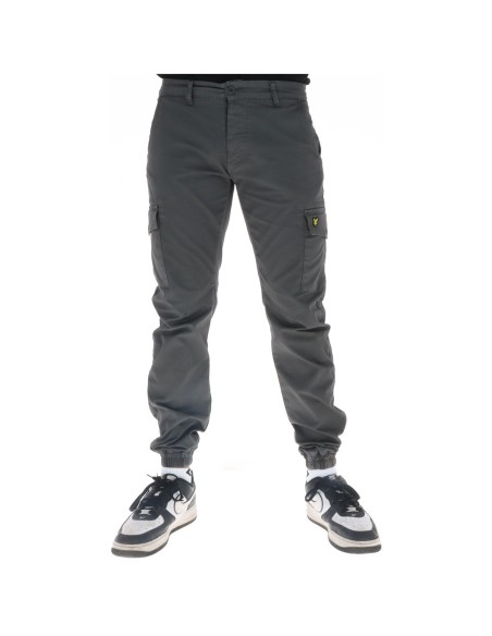 Pantalon gris imprimé Lyle & Scott homme
