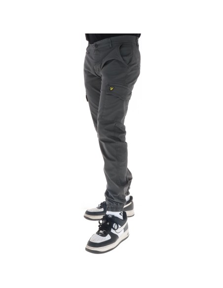 Pantalon gris imprimé Lyle & Scott homme
