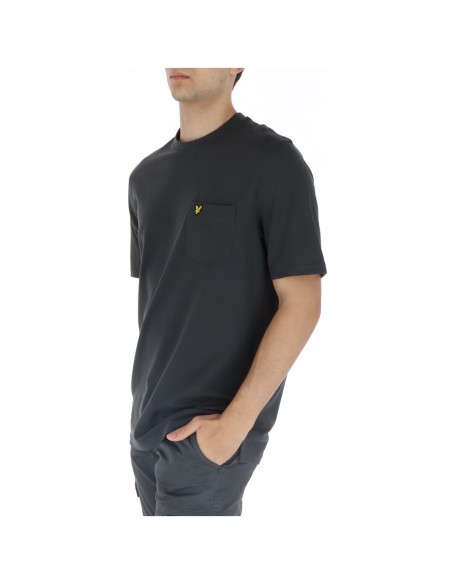 T-shirt gris Lyle & Scott homme