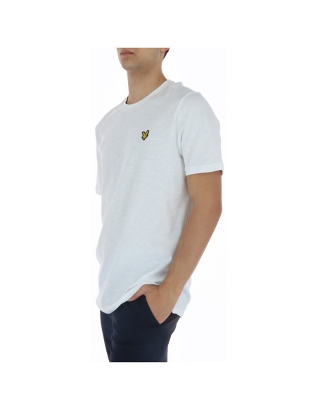 T-shirt blanc Lyle & Scott homme