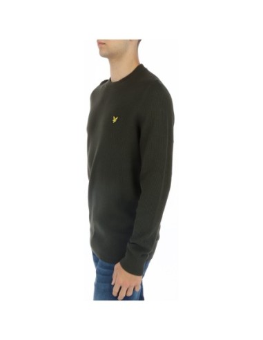 Pull vert imprimé Lyle & Scott homme
