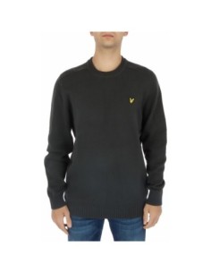 Pull gris imprimé Lyle & Scott homme