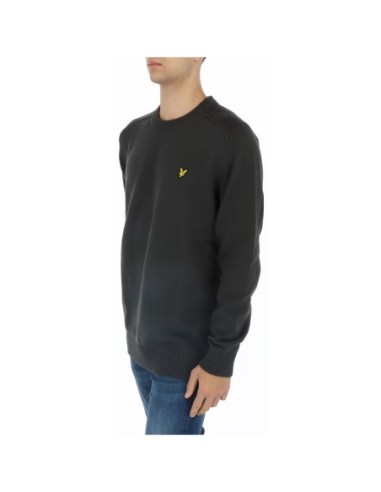 Pull gris imprimé Lyle & Scott homme