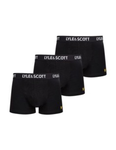 Boxer homme noir imprimé Lyle & Scott – style et confort