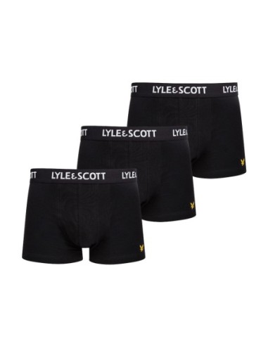 Boxer homme noir imprimé Lyle & Scott – style et confort
