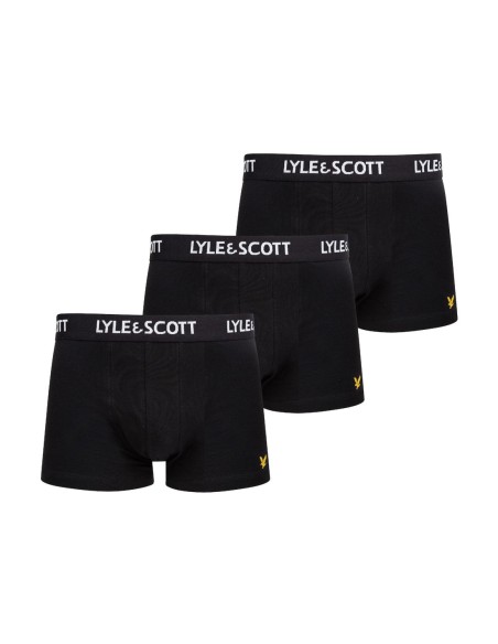 Boxer homme noir imprimé Lyle & Scott – style et confort