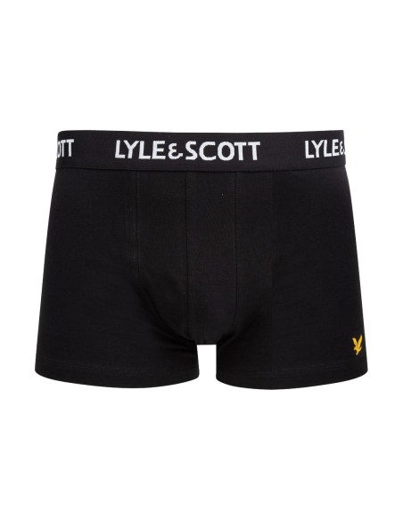 Boxer homme noir imprimé Lyle & Scott – style et confort