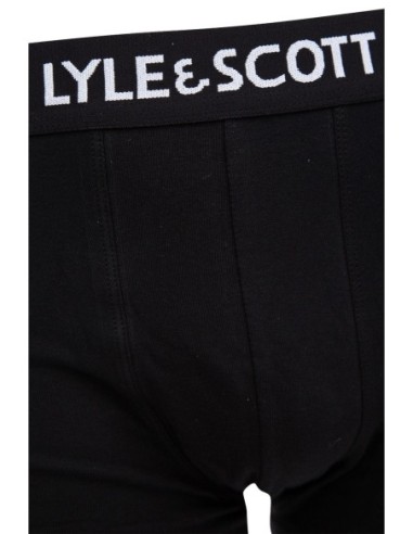 Boxer homme noir imprimé Lyle & Scott – style et confort