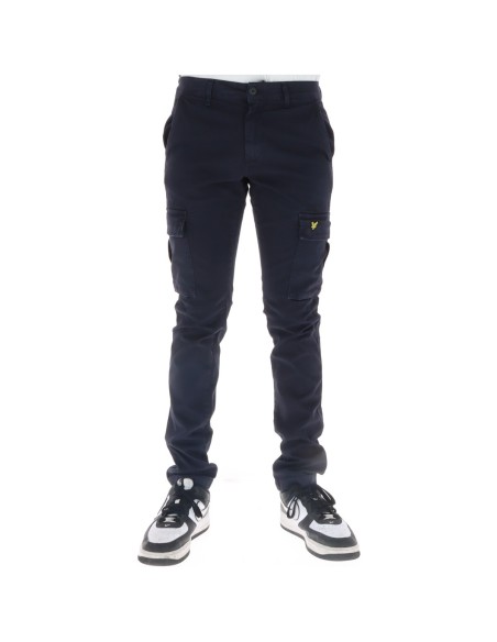 Pantalon bleu imprimé Lyle & Scott homme