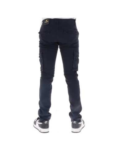 Pantalon bleu imprimé Lyle & Scott homme