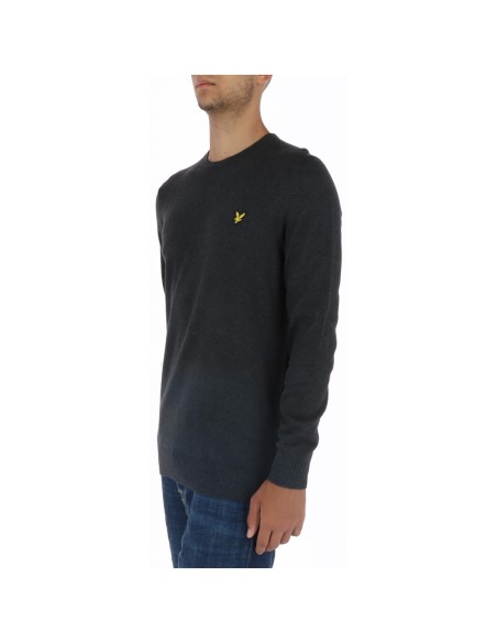 Pull gris laine Lyle & Scott homme
