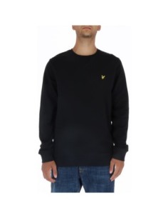 Sweat noir imprimé Lyle & Scott homme