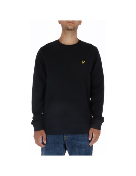 Sweat noir imprimé Lyle & Scott homme