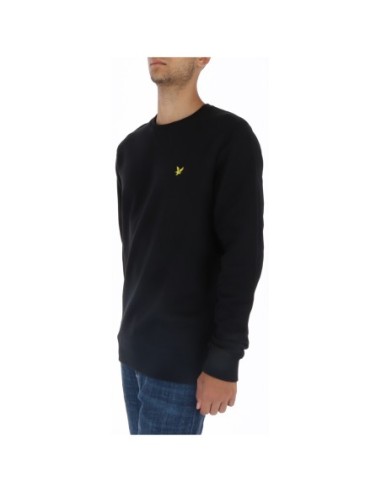 Sweat noir imprimé Lyle & Scott homme