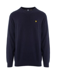 Pull bleu laine Lyle & Scott homme