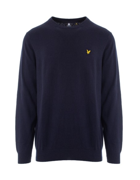 Pull bleu laine Lyle & Scott homme