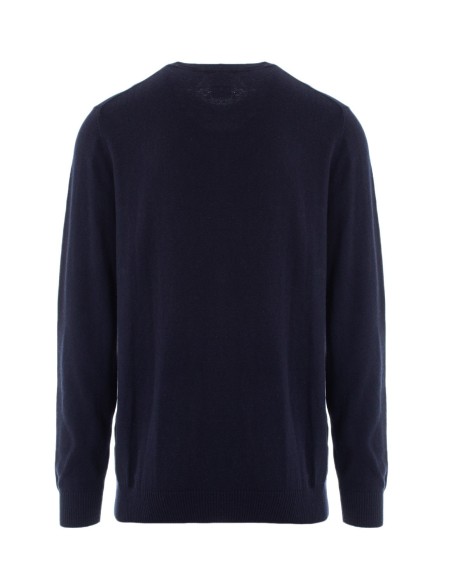 Pull bleu laine Lyle & Scott homme