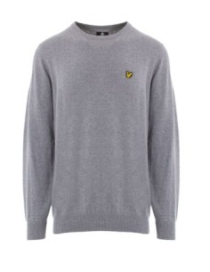 Pull gris laine Lyle & Scott homme