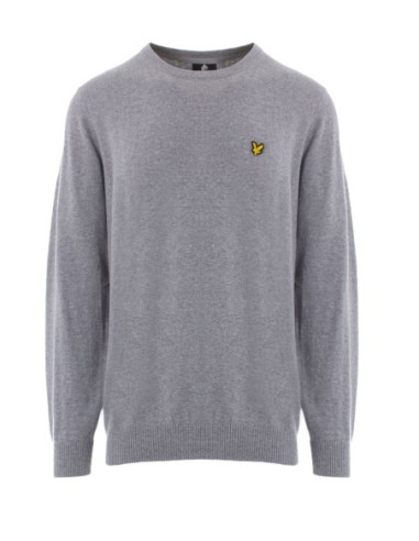 Pull gris laine Lyle & Scott homme