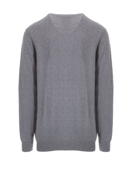 Pull gris laine Lyle & Scott homme