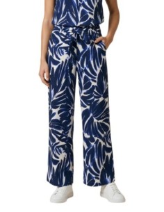 Pantalon bleu floral Only femme