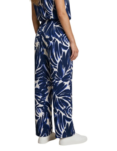 Pantalon bleu floral Only femme