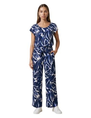 Pantalon bleu floral Only femme