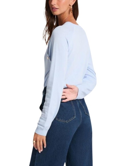 Pull bleu azur Morgan femme