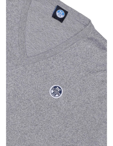 Pull gris North Sails homme