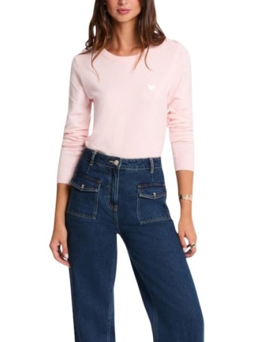 Pull rose Morgan femme