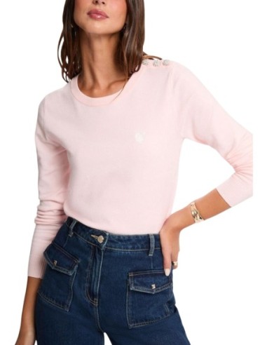Pull rose Morgan femme