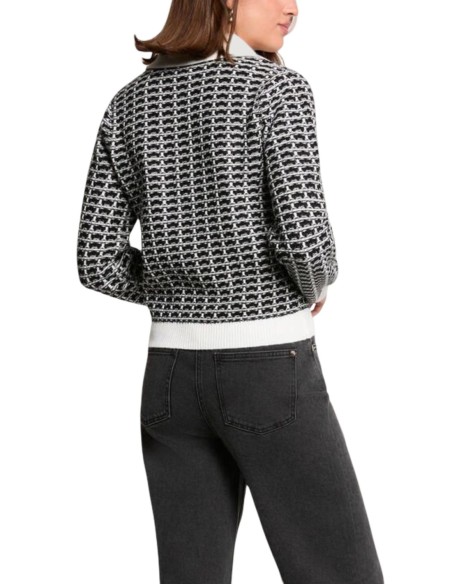 Cardigan noir zippé | Morgan